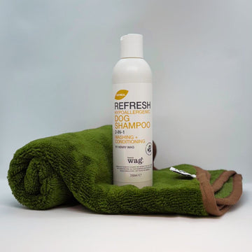 Oatmeal Hypoallergenic Shampoo & Conditioner for Dogs – 2-in-1 Formula