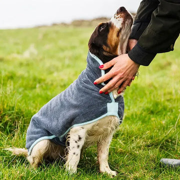 Microfibre Drying Coat – Grey
